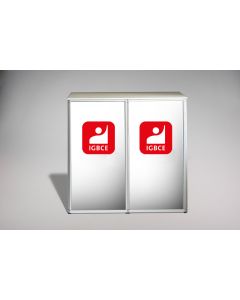 IGBCE Alu-4eck-Theke faltbar