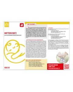 Infopointflyer "Mutterschutz"
