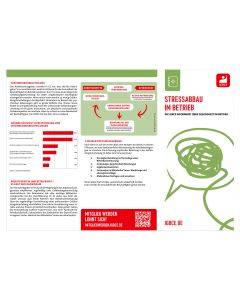 Infopointflyer "Stressabbau"