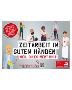 Plakat A4 "Zeitarbeit"