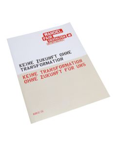 Broschüre "Aktionstag 29.10.2021 - Transformation"