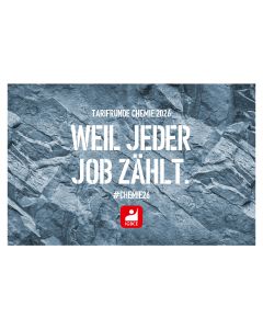 Textilaufkleber - Tarifrunde 2026