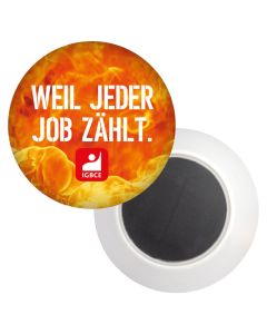 Magnet-Button FEUER - Tarifrunde 2026
