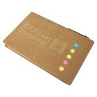 Haftnotizen im A6 Kraft-Booklet mit Stift
